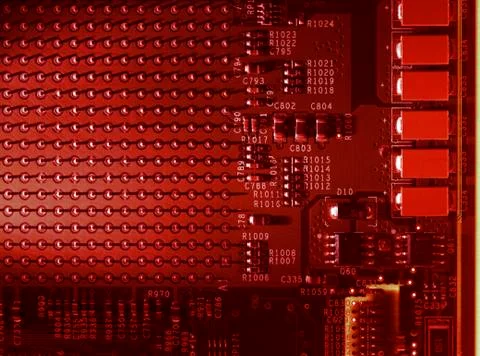 Circuit board Foto stock