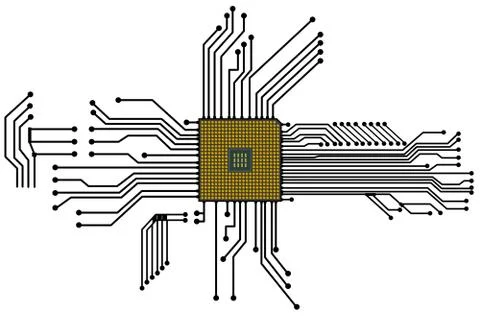Circuit board Foto stock