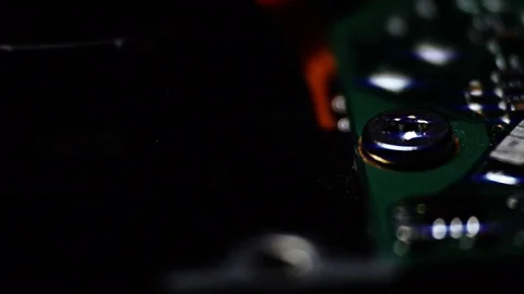 Circuit Board / Processor Chips / Micro Electronics Stock Footage 82636252
