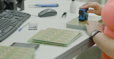 Circuit board quality check Vidéo 73502676