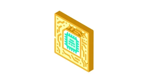 Circuit board quantum computer Stock Footage 327274162