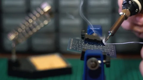 Circuit Board Soldering 動画素材 118847823