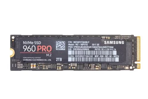 Circuit Board of an SSD Stock Photos