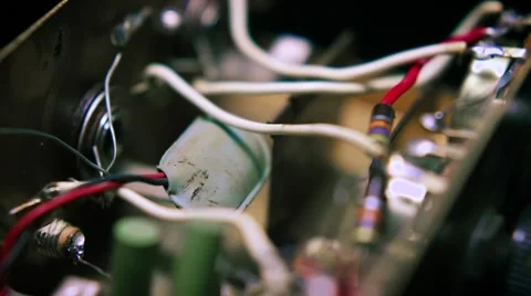 Circuit Board Tech Loop Video stock 62372550