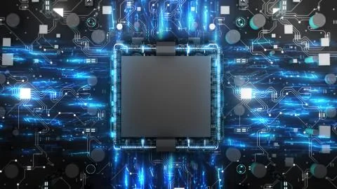Circuit board. Technology background. Central Computer Processors CPU concept. Stock Photos