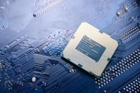 Circuit board. Technology background. Central Computer Processors CPU concept 스톡 사진