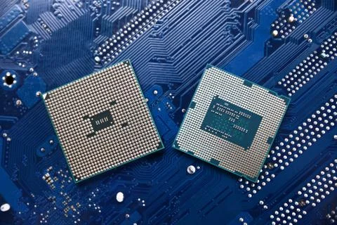 Circuit board. Technology background. Central Computer Processors CPU concept 스톡 사진