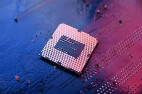 Circuit board. Technology background. Central Computer Processors CPU concept 스톡 사진