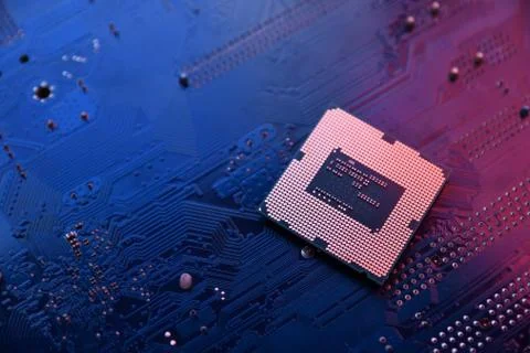 Circuit board. Technology background. Central Computer Processors CPU concept 스톡 사진