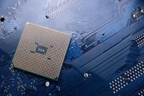 Circuit board. Technology background. Central Computer Processors CPU concept 스톡 사진