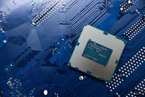Circuit board. Technology background. Central Computer Processors CPU concept 스톡 사진