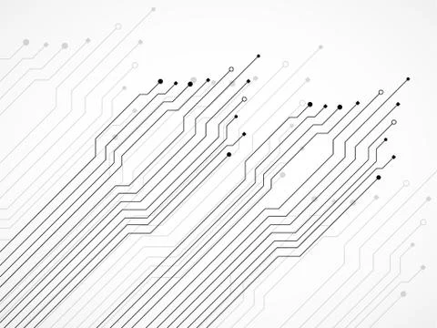 Circuit board, technology background, electronic concept Illustrazione stock