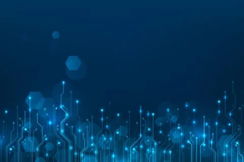 Circuit board technology background. Hardware concept. Abstract computer tech Illustrazione stock