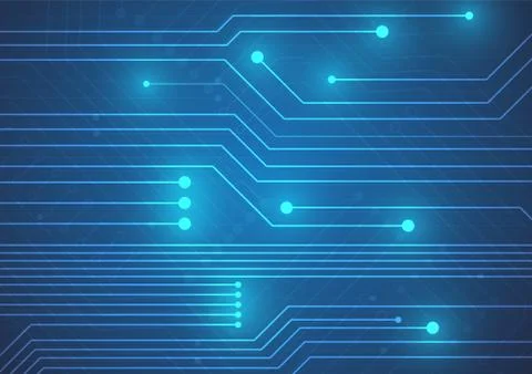 Circuit board technology background Stock Illustration