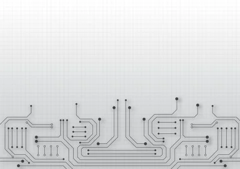 Circuit board technology background Stock Illustration