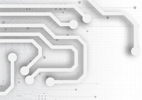 Circuit board technology background Illustrazione stock