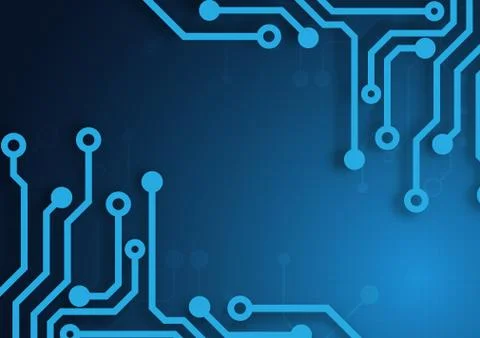 Circuit board technology background Stock Illustration
