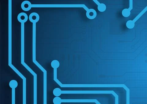 Circuit board technology background Stock Illustration