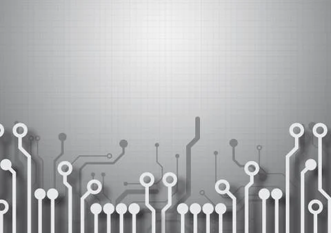 Circuit board technology background Stock Illustration