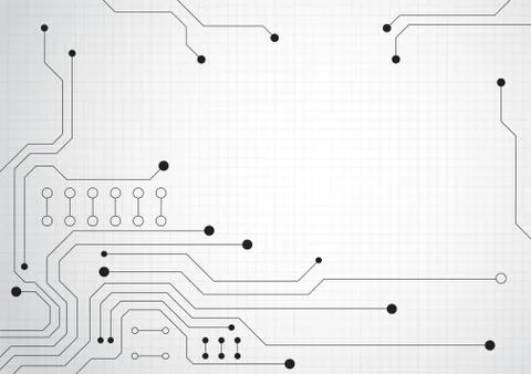 Circuit board technology background Stock Illustration