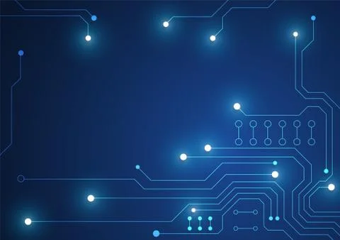 Circuit board technology background Stock Illustration