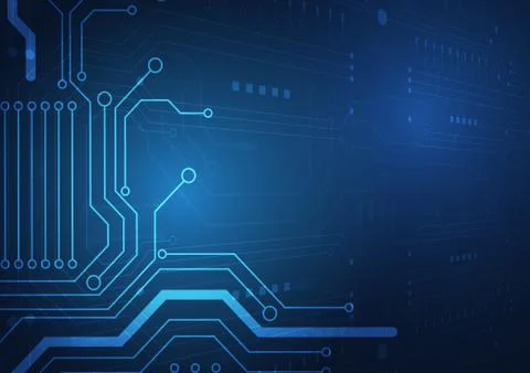 Circuit board technology background Stock Illustration
