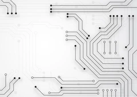 Circuit board technology background Stock Illustration