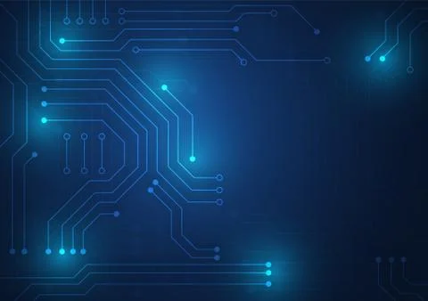 Circuit board technology background Stock Illustration