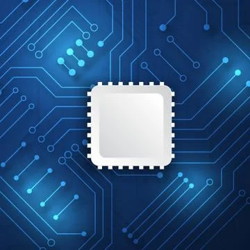 Circuit board technology background Stock Illustration