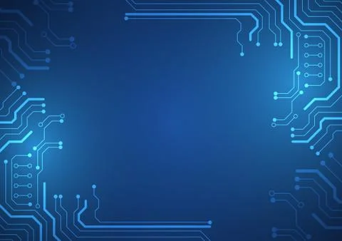 Circuit board technology background Stock Illustration