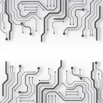 Circuit board technology background Stock Illustration