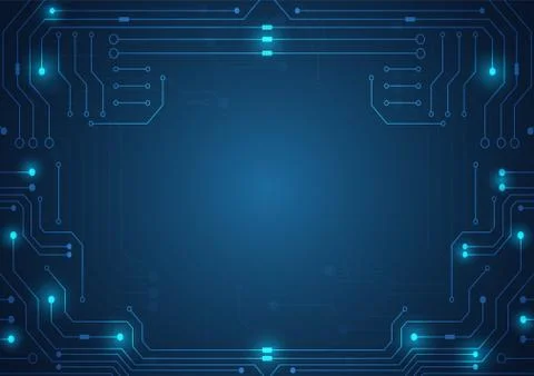 Circuit board technology background Stock Illustration