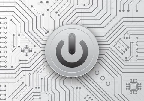 Circuit board technology background Stock Illustration