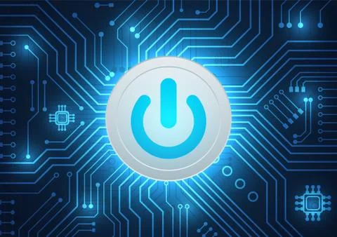 Circuit board technology background Stock Illustration