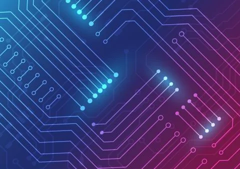 Circuit board technology background Stock Illustration