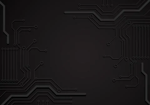 Circuit board technology background Stock Illustration