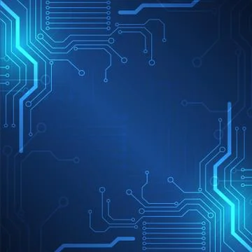 Circuit board technology background Stock Illustration