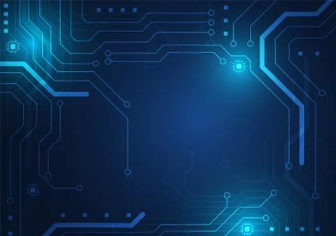 Circuit board technology background Stock Illustration