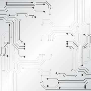 Circuit board technology background Stock Illustration