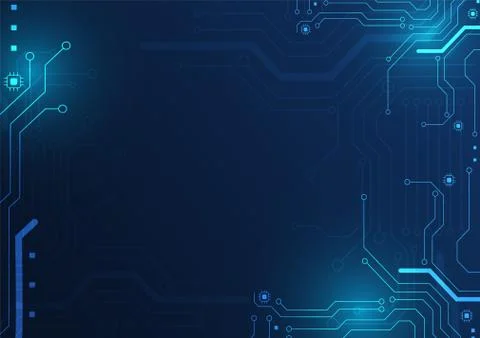 Circuit board technology background Stock Illustration