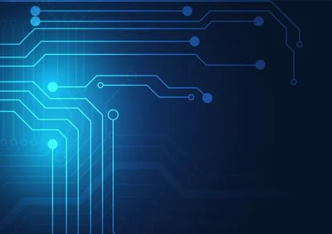 Circuit board technology background Stock Illustration
