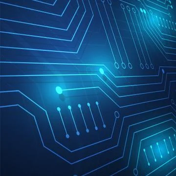 Circuit board technology background Stock Illustration