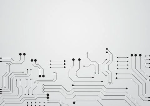 Circuit board technology background Stock Illustration