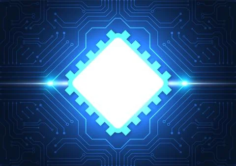 Circuit board technology background Stock Illustration