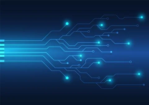Circuit board technology background Stock Illustration
