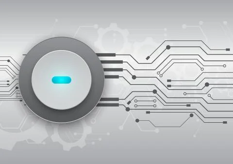 Circuit board technology background Stock Illustration