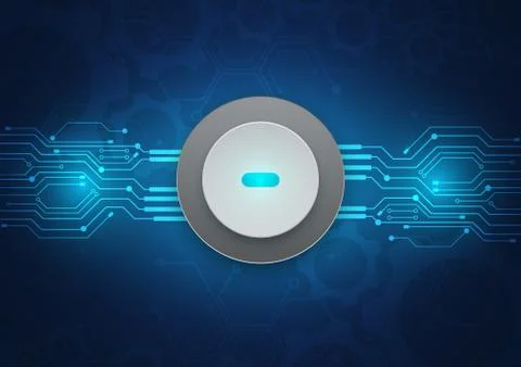 Circuit board technology background Stock Illustration