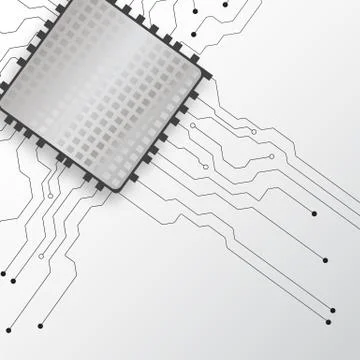 Circuit board technology background Stock Illustration