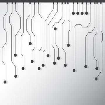 Circuit board technology background Stock Illustration