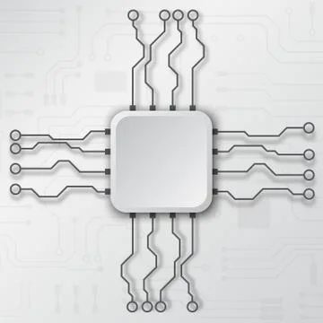 Circuit board technology background Stock Illustration